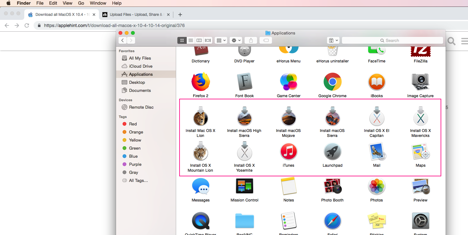 get iso for vmware from mac installer